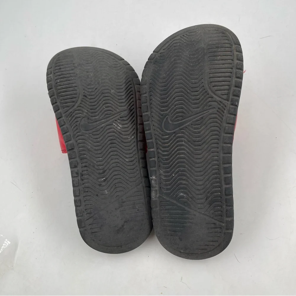 Nike Red and Black Kids Slide Sandals